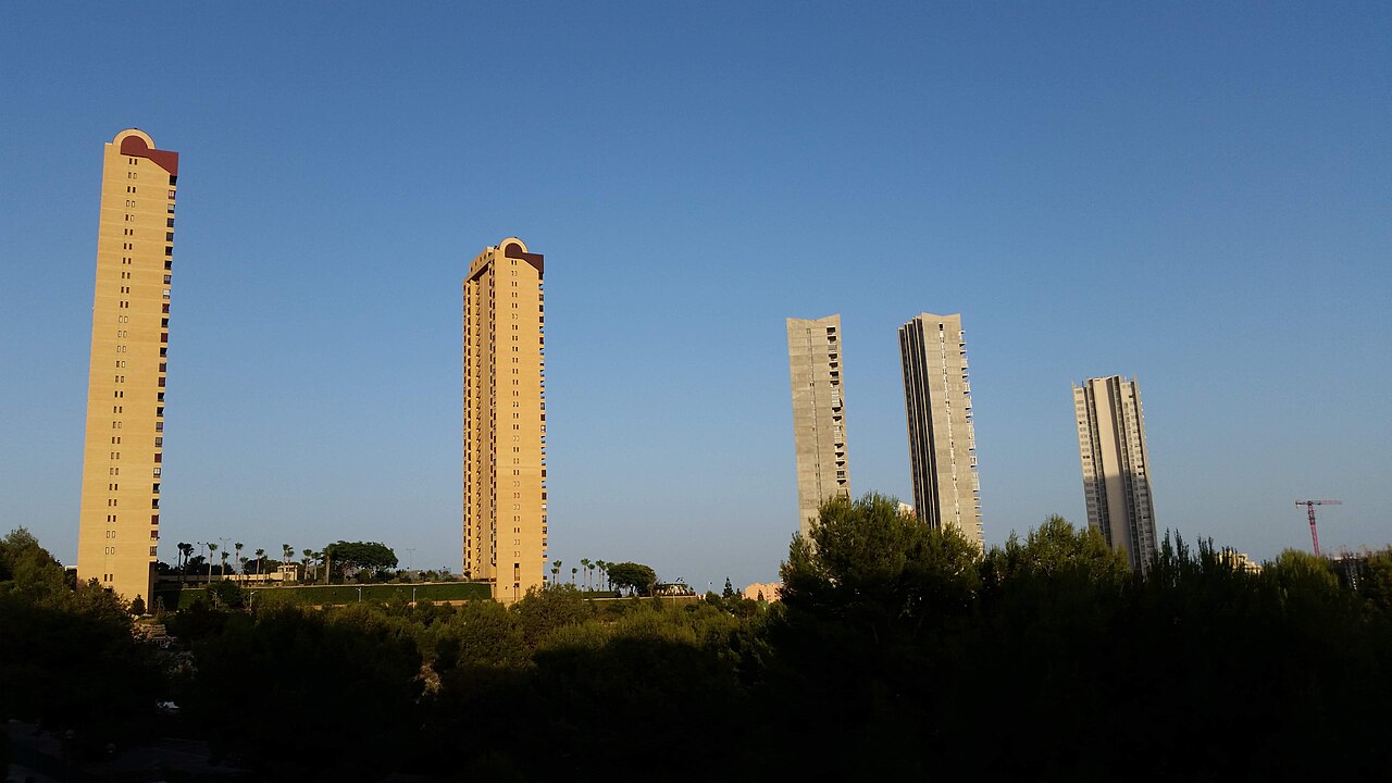 Torres de apartamentos en Benidorm